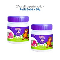 2 Vaselina Perfumada Petit Bebé X 80G